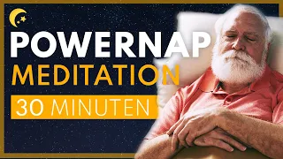 Powernap Meditation 30 Minuten deutsch | Mittagsschlaf Meditation für Mittagsruhe