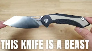 BEST LARGE BUDGET FOLDING EDC KNIFE BESTECH KASTA KNIFE REVIEW