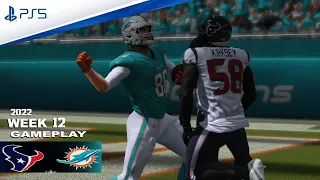 Houston Texans vs. Miami Dolphins | Week 12 2022 Gameplay