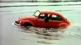 1972 Volkswagen Beetle Commercial -  "Floating Beetle"