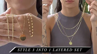 How to Style 3 Necklaces into 1 Layered Necklace Set