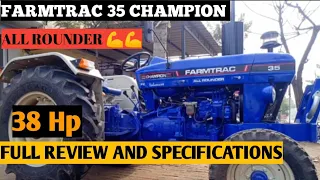 FARMTRAC 35 CHAMPION   ALL ROUNDER. FULL Review and specifications