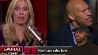 LAVAR BALL DESTROYS KRISTINE LEAHY DURING -THE HERD- INTERVIEW | REACTION