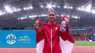 Athletics Women's 3000m Steeplechase Victory Ceremony (Day 7) | 28th SEA Games Singapore 2015