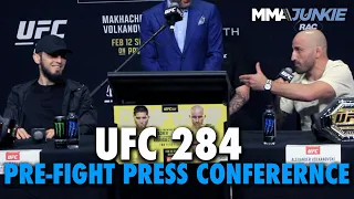 UFC 284 Pre-Fight Press Conference: Islam Makhachev vs. Alexander Volkanovski Heats Up