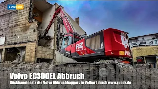 Volvo EC300EL Abbruch... Rückbaueinsatz in Velbert durch www.pundz.de