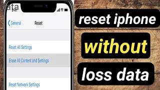 How to reset iphone without losing data / iphone reset without data loss
