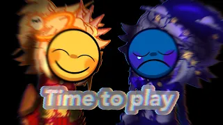 ⚠️Time to play FUN😆/SAD😞⚠️//meme//Sun and moon //☀️🌗Animation Gacha club #fnaf