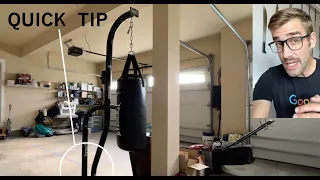 ★★★★★ Review and installation tip for Everlast Steel Heavy Punching Bag Stand Workout Equipment