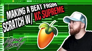 KC SUPREME MAKING A BEAT FROM SCRATCH | FL Studio 20