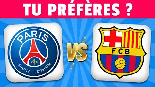 Choisis ton CLUB de FOOTBALL préféré...!