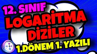 12.sınıf matematik 1.dönem 1.yazılı | logaritma - Diziler | MAT ZAMANİ