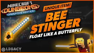 Minecraft Dungeons - BEE STINGER | Unique Item Guide | Creeping Winter DLC