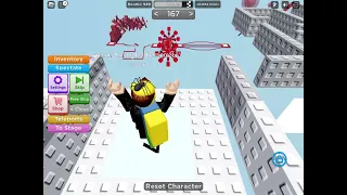 Doing Stage 167 in No Jumping Difficulty Chart Obby (Roblox)