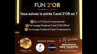 BIENVENUE A LA CEREMONIE DES AWARDS CANAL 2'OR ACT'13