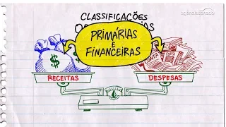 Orçamento Fácil - 16 - Classificações Orçamentárias - Receitas e Despesas - Primárias e Financeiras