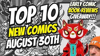 TOP 10 New Comic Books August 30th 2023 🔥 REVIEWS, COVERS, SPOILERS & GIVEAWAY