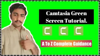 Camtasia Green Screen Tutorial In Hindi/Urdu || chroma key || technical encoder