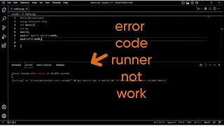 حل مشكلة code runner not work on visual studio code