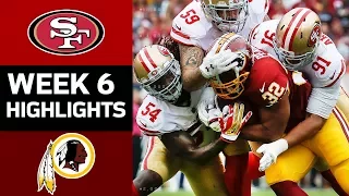 49ers vs. Redskins | NFL Week 6 Game Highlights