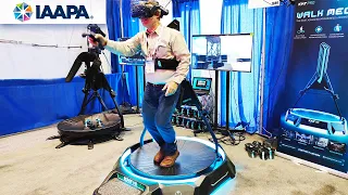 KAT VR in IAAPA 2023 - NEW Walk Mecha meets thousands of visitors!