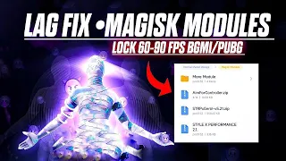 Best Gaming Magisk Modules 😤 For Bgmi | How to fix lag in Bgmi/Pubg | Gaming Module 120 FPS