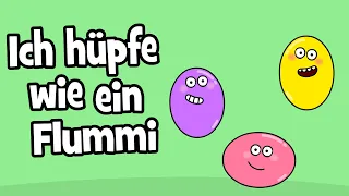 ♪ ♪ Kinderlied Kinderdisco | Ich hüpfe wie ein Flummi - Mitmachsong - Hurra Kinderlieder