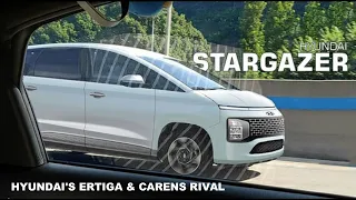 Spied - 2022 Hyundai Stargazer 7 Seater MPV | Ertiga & Carens Rival Design Revealed