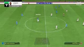 EA SPORTS FC 24 Italian Super Cup Milan vs Napoli Semi final