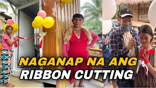 RIBBON CUTTING NG BAHAY NI NANAY LORNA JAMAICA AT AMANG NAGANAP NA