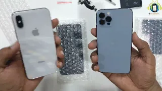 iPhone X Convert to iPhone 13 Pro Sierra Blue | iPhone all model convert and assembly | AMS-Hindi