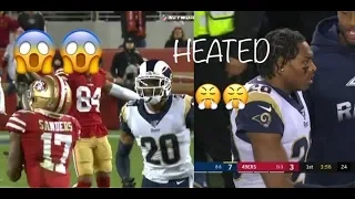 Jalen Ramsey vs Emmanuel Sanders RAMSEY GETS HEATED! (WR vs CB) 2019