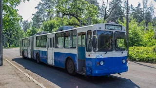 Эксклюзив! Покатушки на троллейбусе ЗиУ-683Б [Б00] №2025 с ТИСУ по маршруту 7а в городе Черкассы!
