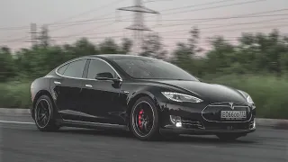 Tesla Model S P90D - Машина, за которой будущее! Готовы ли мы к такому?! + Заезд vs BMW M5 F90!