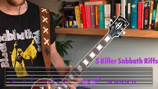 Black Sabbath - 5 Killer Riffs (with TAB)