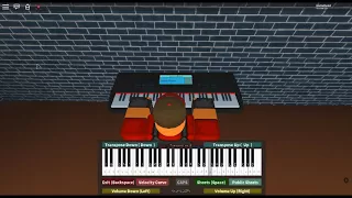 Lover's Theme - 2 Girls 1 Cup by: Hervé Roy on a ROBLOX piano. [Kill me.]