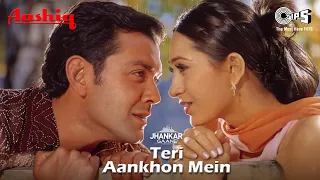 Teri Aankhon Mein - Jhankar | Aashiq | Bobby Deol | Karishma Kapoor | Udit Narayan | Alka Yagnik