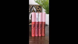 NYX XXL Lingerie Liquid Lipsticks Swatches