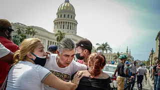 Protestas en La Habana y otras ciudades de Cuba contra el Gobierno de Díaz-Canel