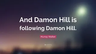 Damon Hill Tribute 'Last Lap Memories'