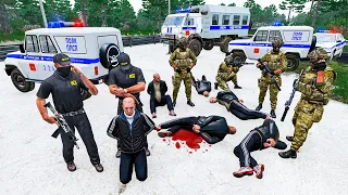 ВСЮ БРИГАДУ СДАЛА КРЫСА! ЖЕСТОКОЕ ЗАДЕРЖАНИЕ ОТ ФСБ! ЭТО КОНЕЦ. GTA CRMP