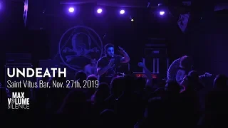 UNDEATH live at Saint Vitus Bar, Nov. 27th, 2019 (FULL SET)