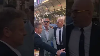 Kevin Costner Bodyguards Create A Ring Around Him To Protect Him in Cannes 💪