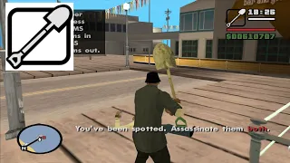 Snail Trail with a Shovel - Syndicate mission 6 - GTA San Andreas