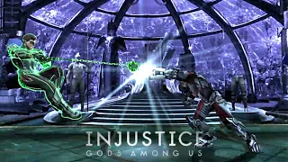 Injustice Gods Among Us - Green Lantern Vs Cyborg (Very Hard)