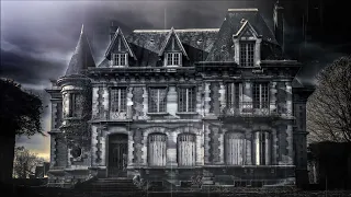 Halloween VJ Loop - Haunted House Background Animation