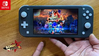 Sonic Forces Nintendo Switch Lite Gameplay