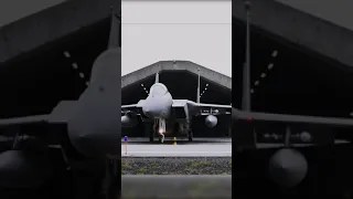 Fast takeoff of U.S Air Force F 15 Eagle fighters from an air base in Iceland.#shorts #fighter #f15