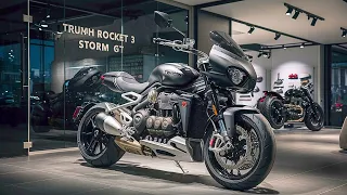 2025 Triumph Rocket 3 Storm GT Review - FIRST LOOK | In-Depth Look: Triumph Rocket 3 Storm GT