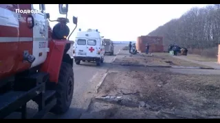 27.03.2020г - Авария в Тульской области. Погибла семья из трех человек. Авария на трассе